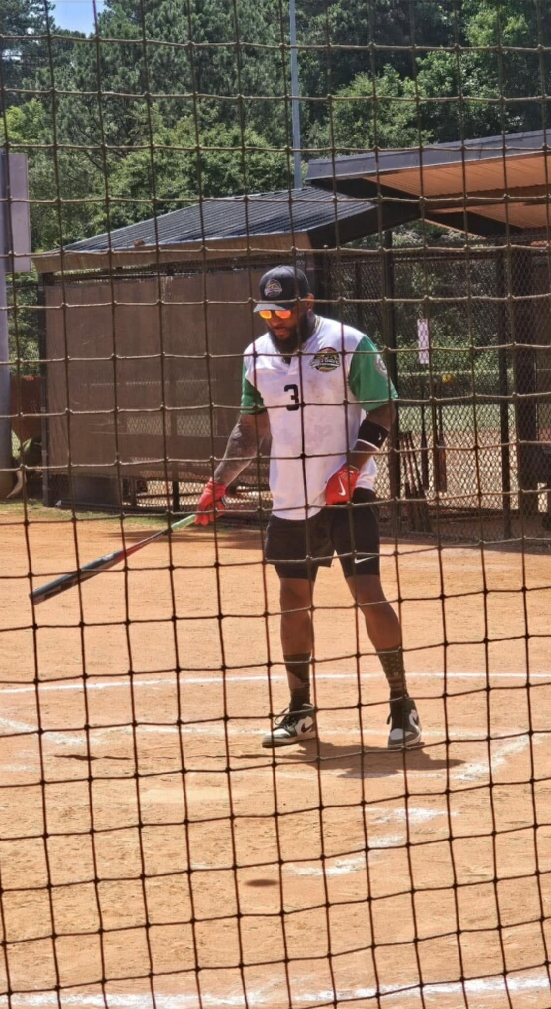 Jean-Paul Waterford at bat — softball